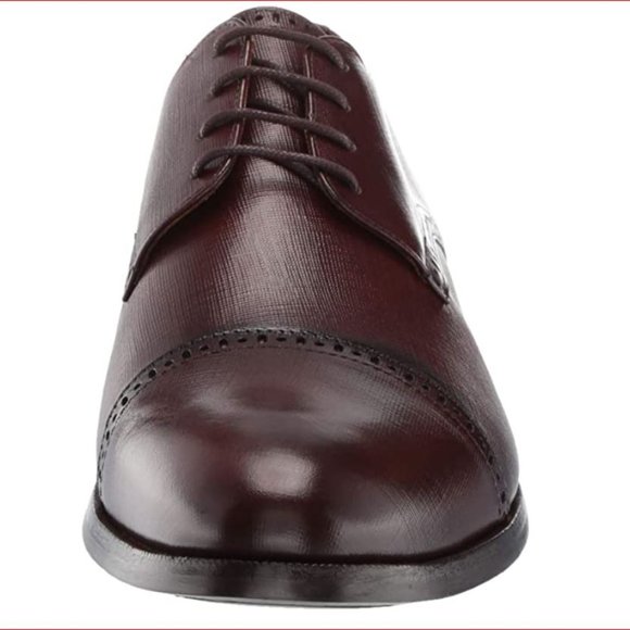 MARC JOSEPH NEW YORK Men\'s Leather Oxford Lace-up Dress Shoe Whiskey Size US 9.5 main image 4